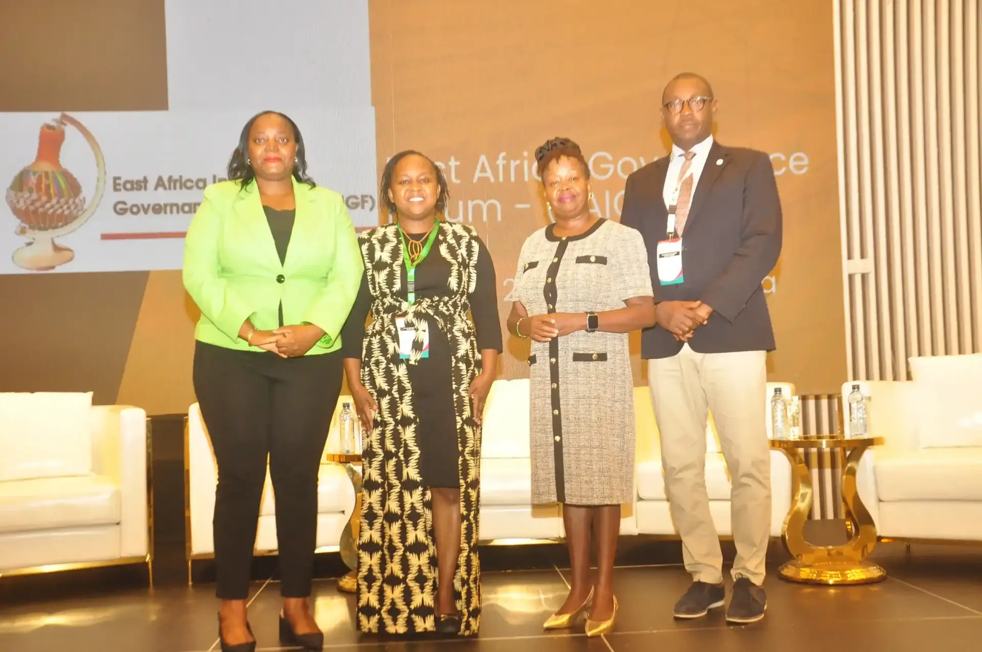 East Africa IGF 2025 opening remarks speakers: Welcome and Introductions – Rosemary Kimwatu ● Dr. Grace Githaiga, CEO, KICTANet ● Lilian Nalwoga – EAIGF ● Eng. Daniel Murenzi, Principal Information Officer, East Africa Community ● Ms. Anja Gengo, NRI Initiative Coordinator, UN IGF